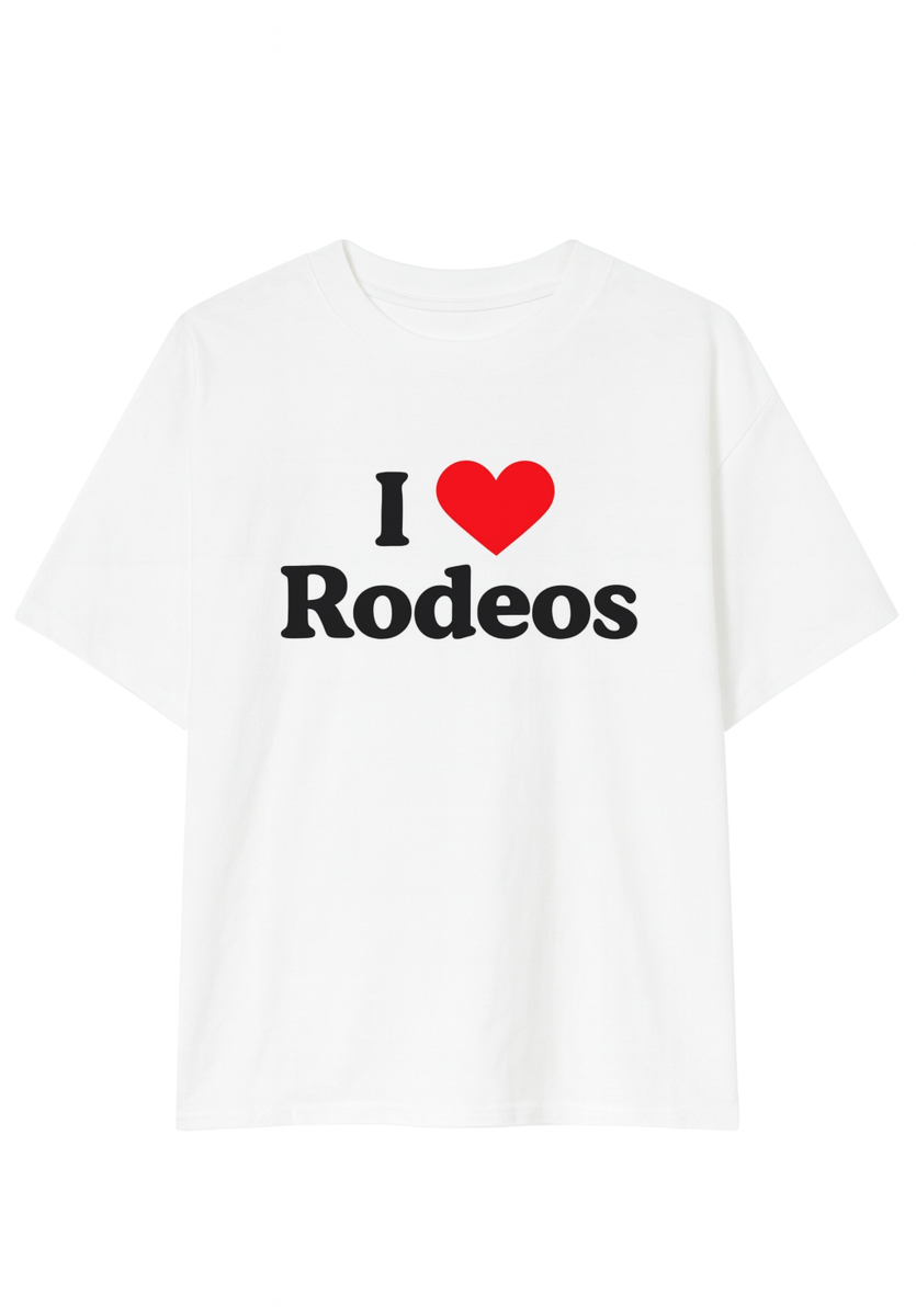 I Love Rodeos Graphic Tee - Image 2