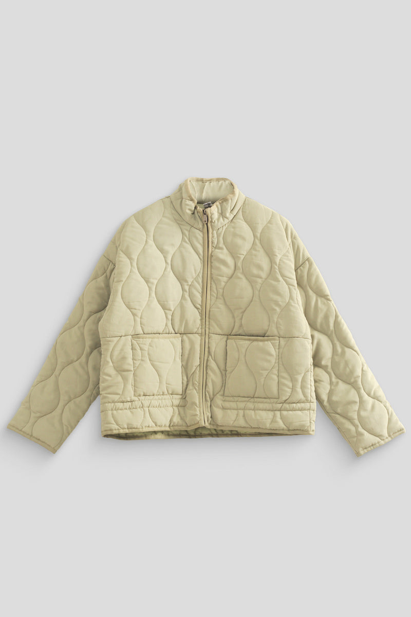 Quilted Drawstring-Hem Jacket - Image 7