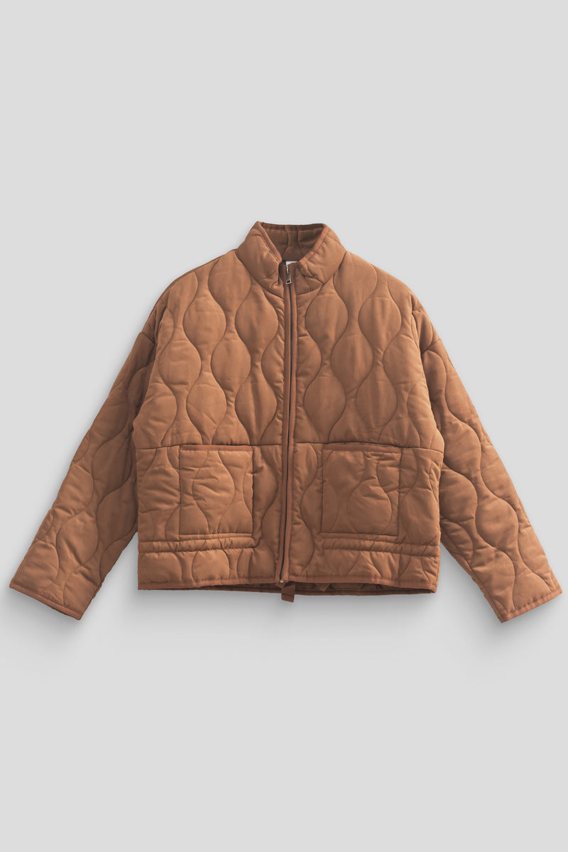 Quilted Drawstring-Hem Jacket - Image 13