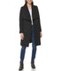 Long Wool Blend Coat With Tie Black - Image 4