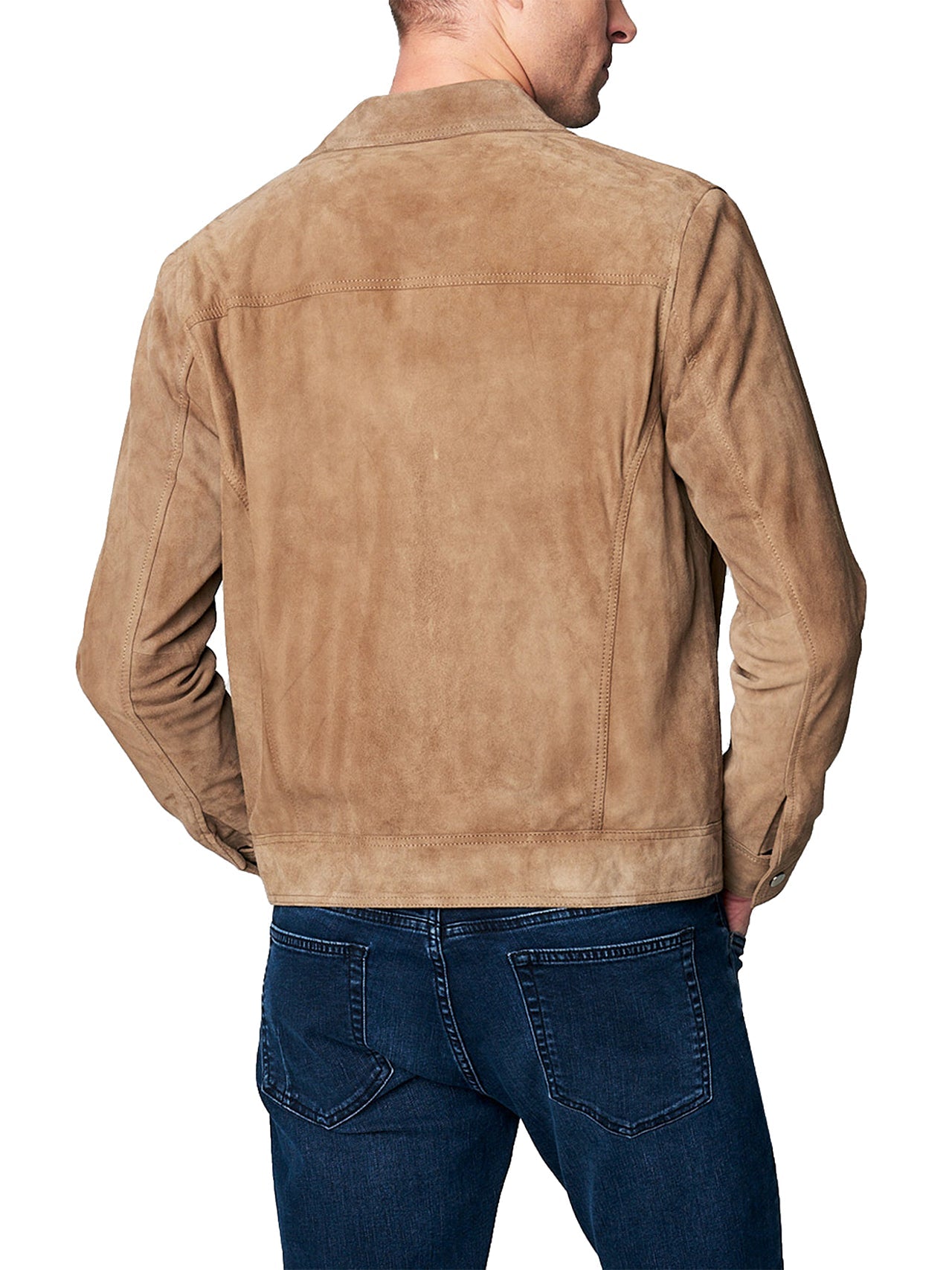 Suede Zip Front Jacket - Image 3