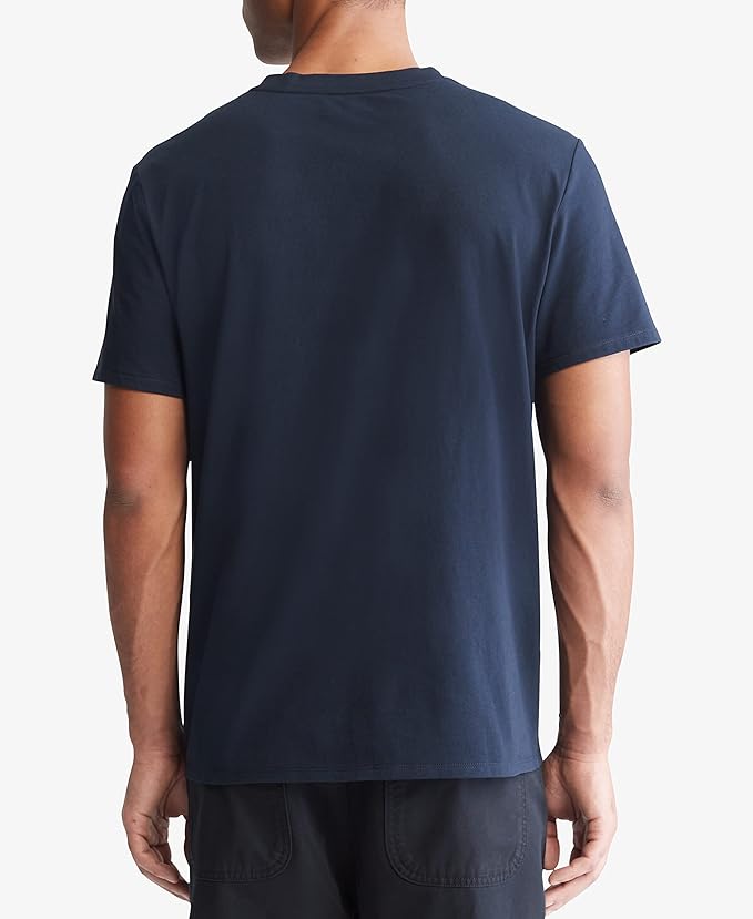 Short Sleeves Smooth Solid V-Neck Tee - Image 2