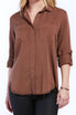 Riley Rolled Tab Sleeve Button Down Shirt Double Chest Pockets - Image 11