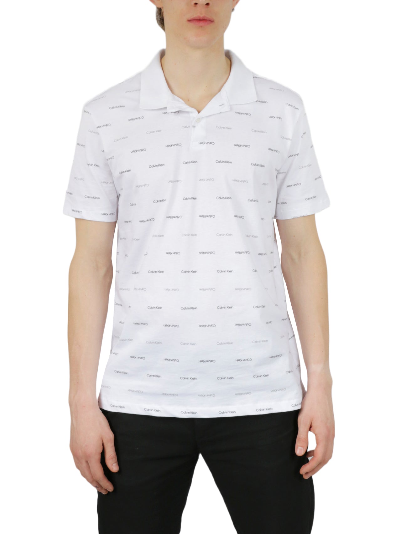 Short Sleeves Allover Print Polo - Image 6