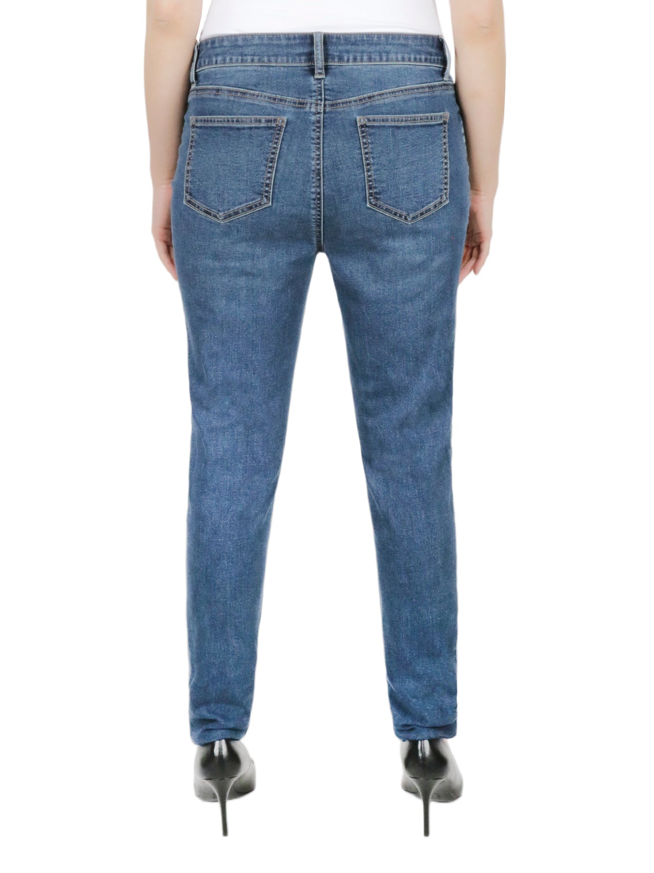 Plus 5 Pocket Skinny Jeans - Image 6