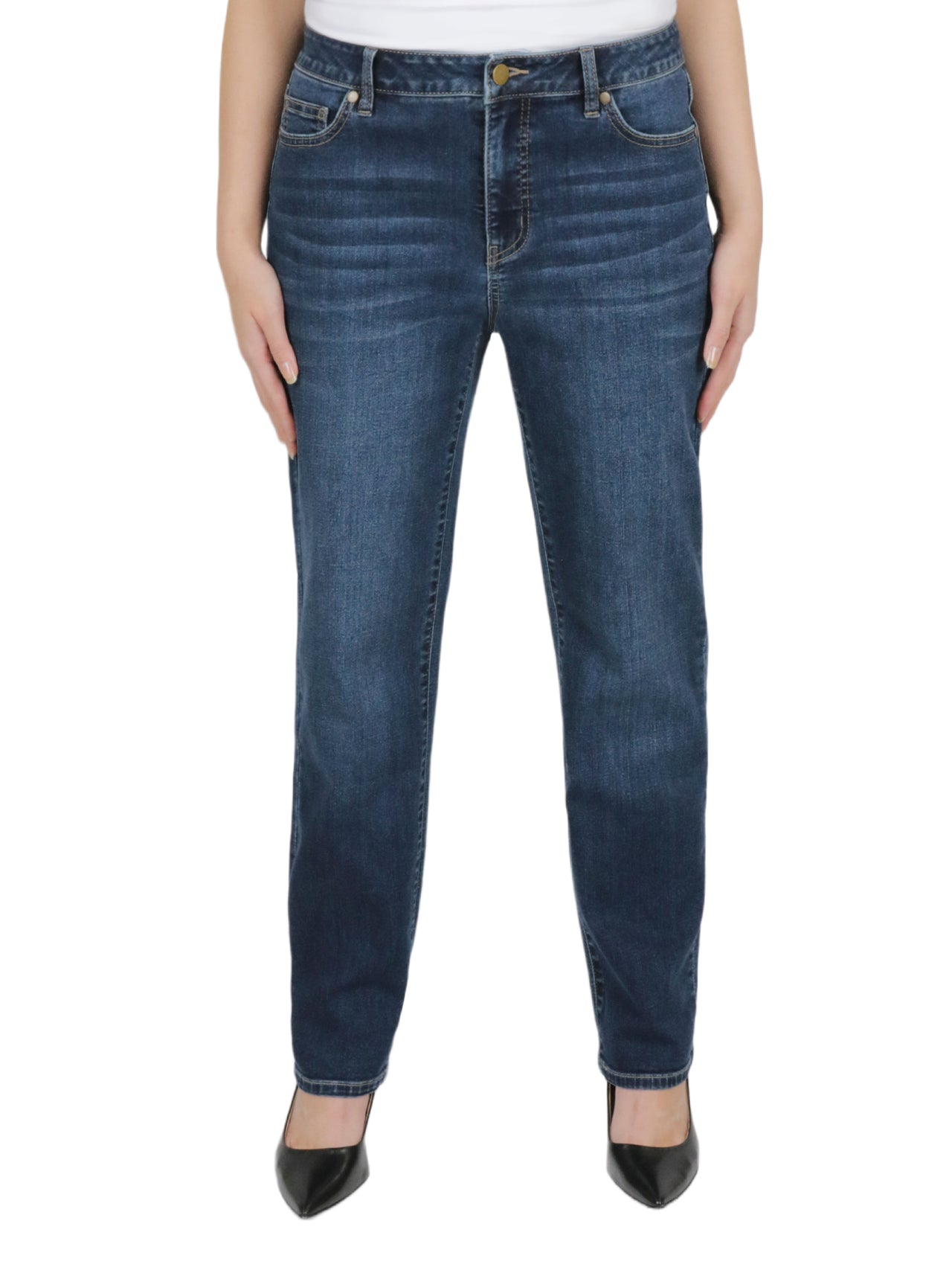Plus Straight Leg Jeans - Image 3