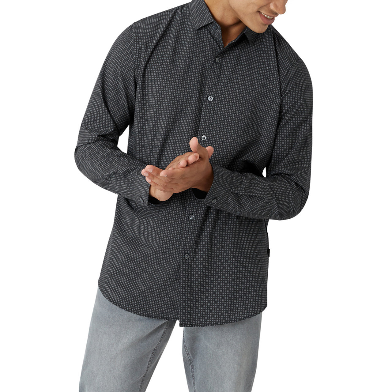 Walden Button Front Long Sleeve Shirt - Image 8