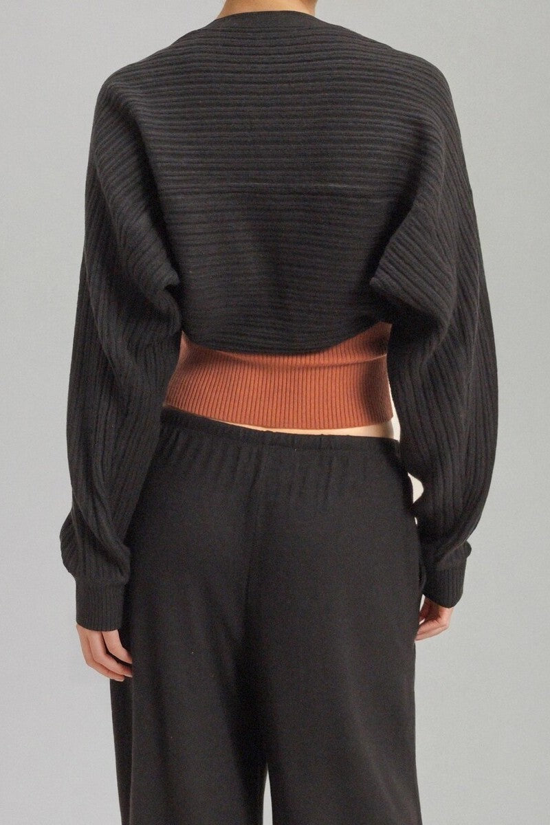 Ribbed Bolero Shrug - Image 3