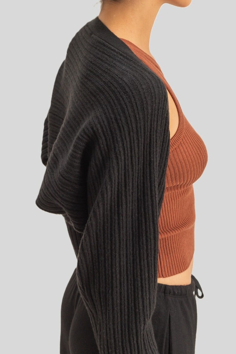 Ribbed Bolero Shrug - Image 5