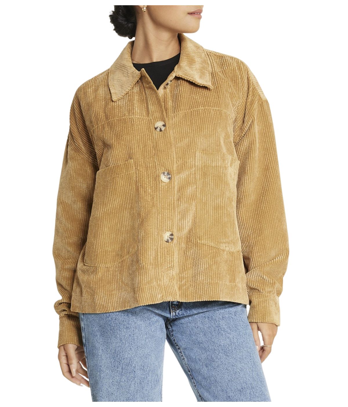 Velvet Corduroy Shacket - Image 10