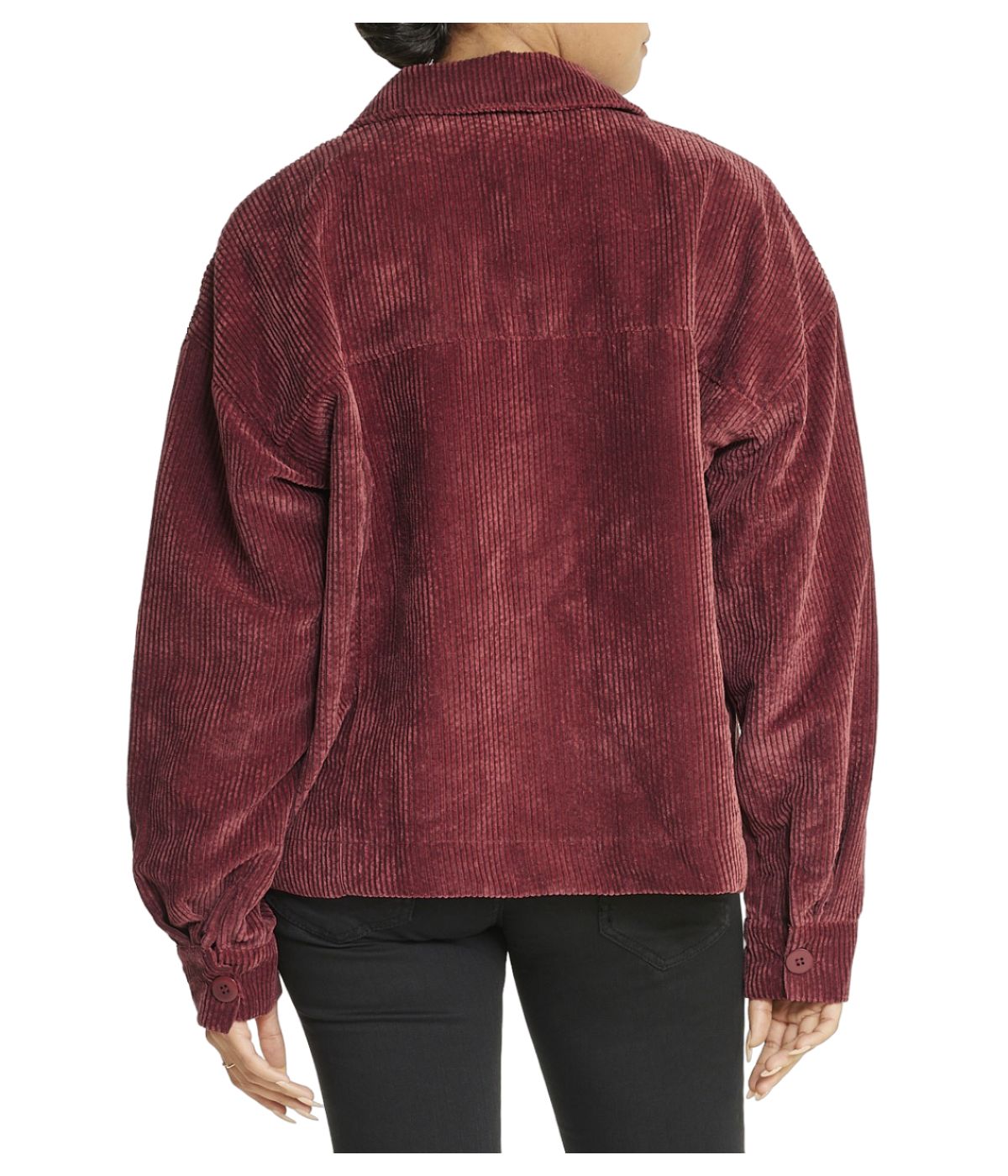 Velvet Corduroy Shacket - Image 12