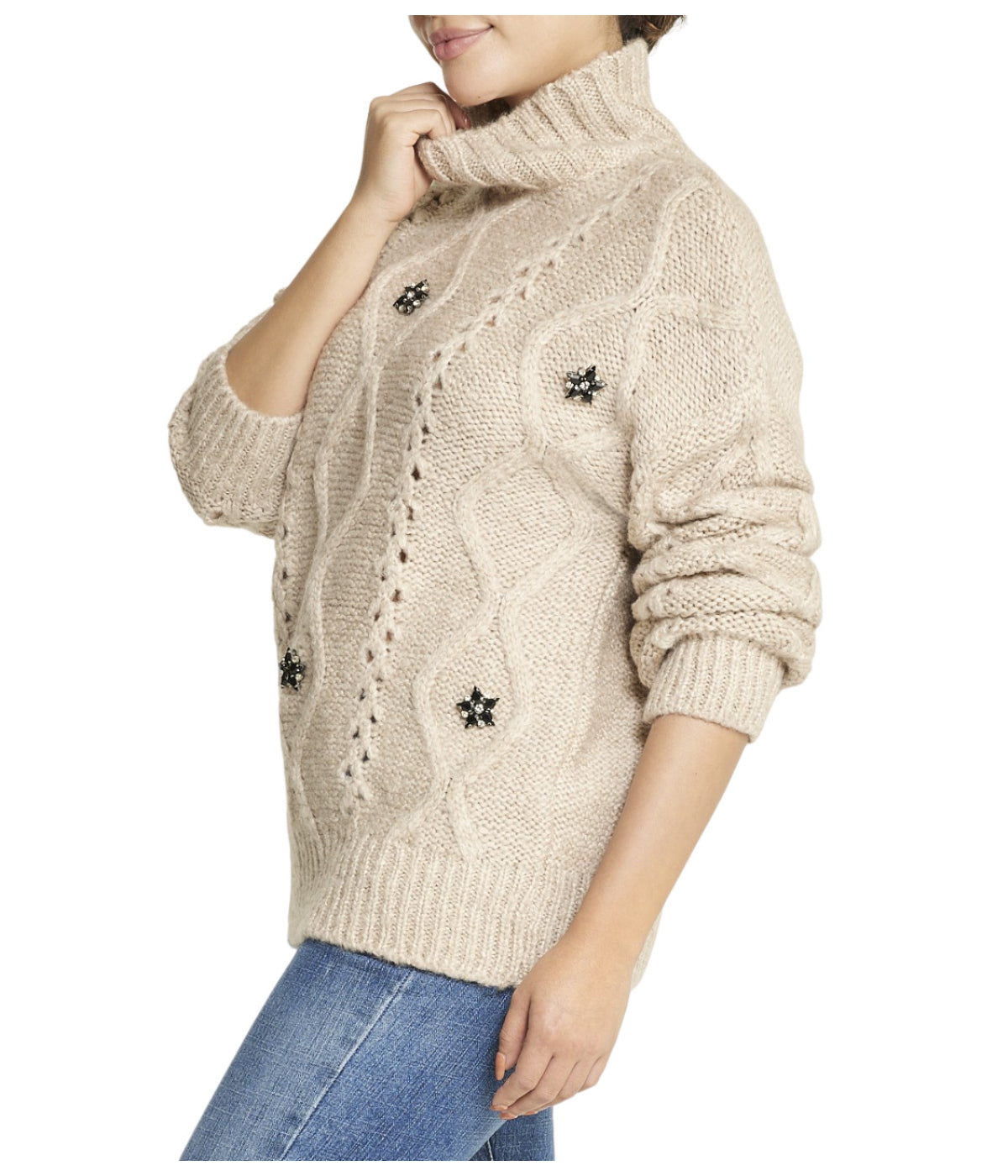 Floral Embellished Sweater - Image 3