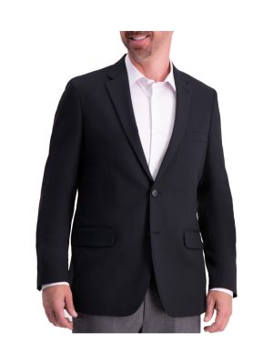 The Active Series Classic Fit Gabardine Sportcoat Black