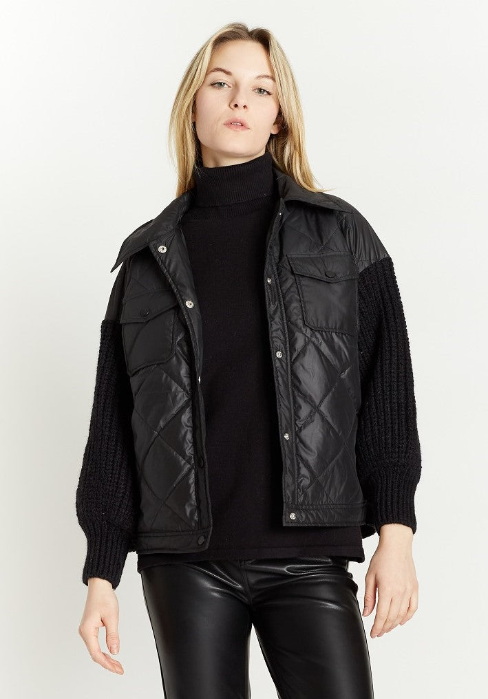 Vegan Bomber with Two Chest Pockets - Image 3
