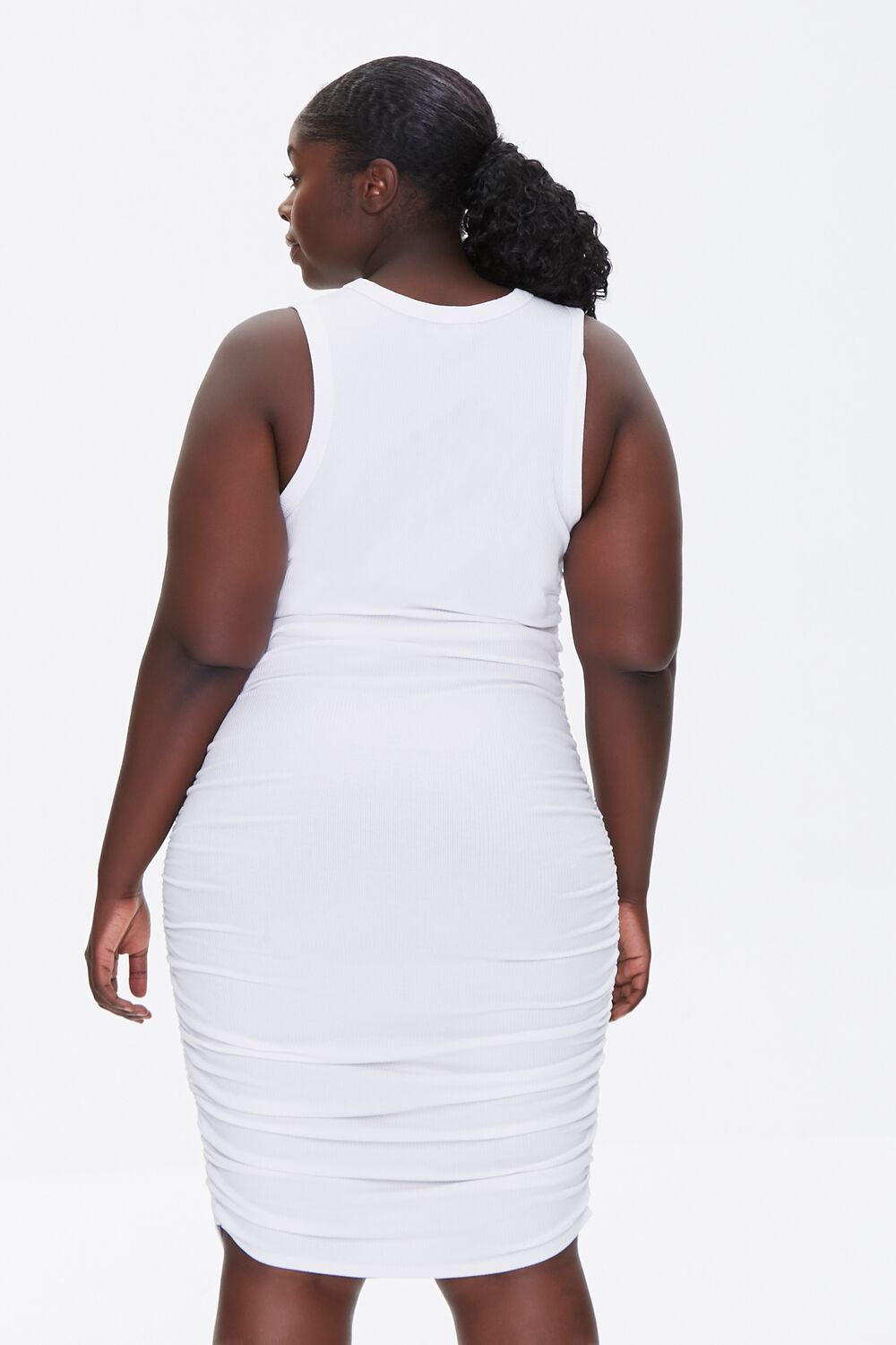 Plus Size Knee-Length Tank Dress - Image 3