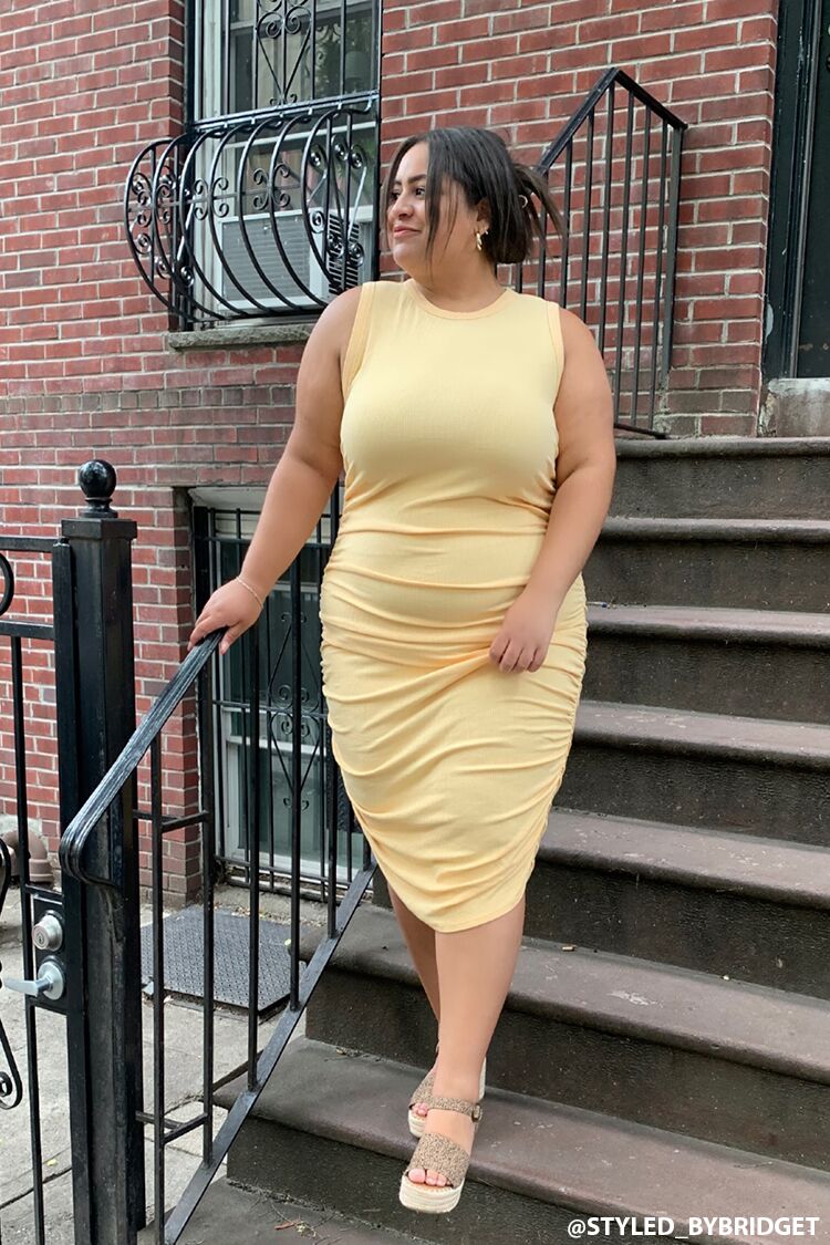 Plus Size Knee-Length Tank Dress - Image 10
