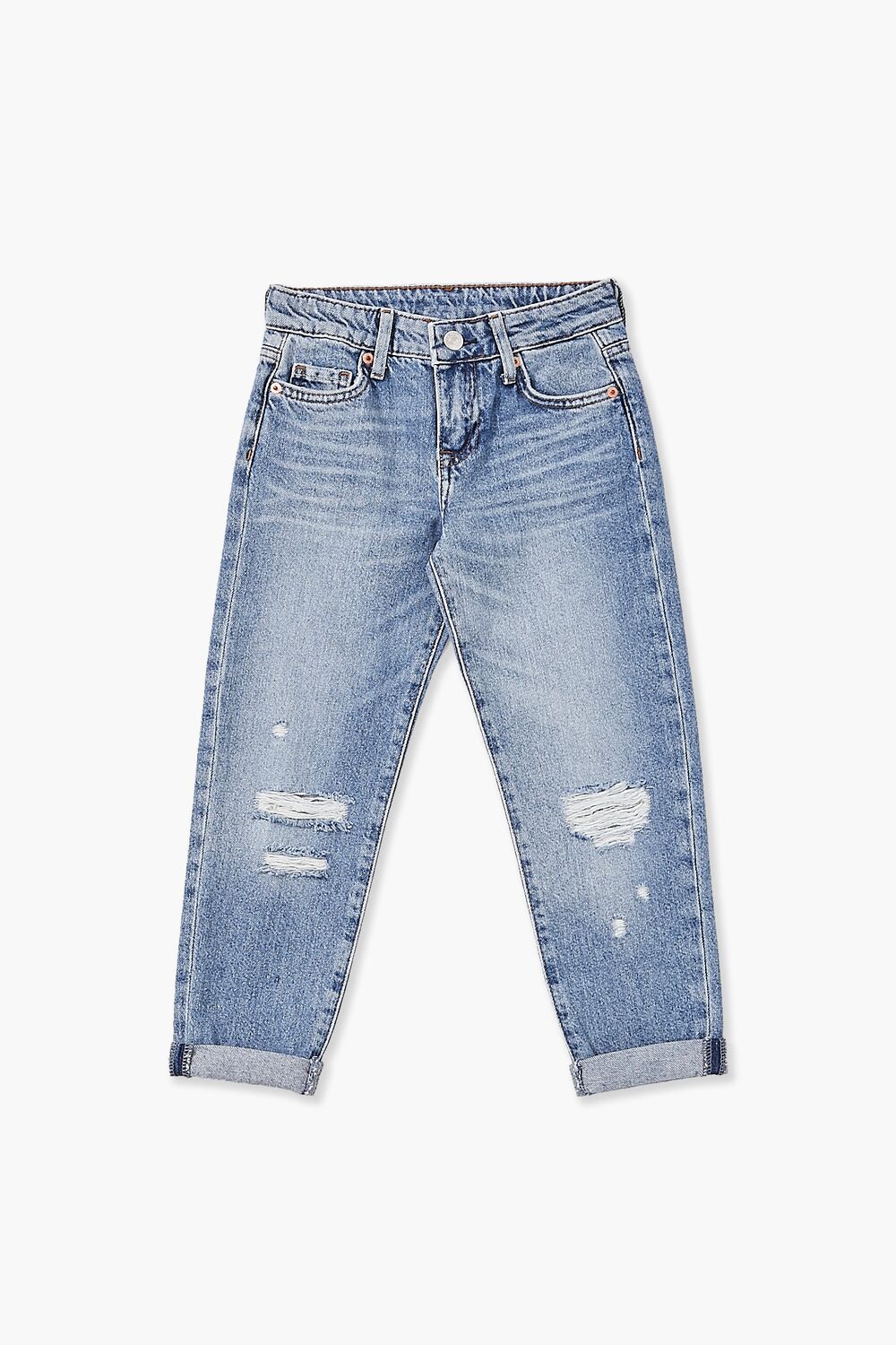Girls Basic Boyfriend Jeans (Kids) - Image 3