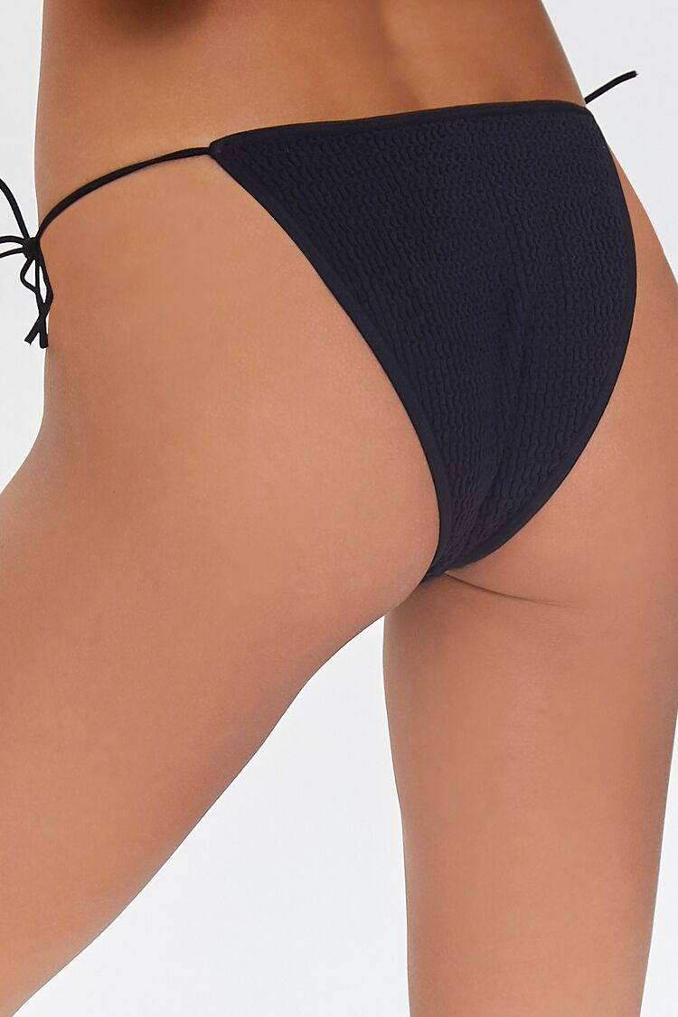 Ribbed String Bikini Bottoms - Image 3