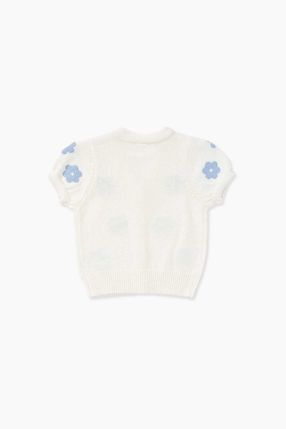 Girls Floral Cardigan Sweater (Kids) - Image 2