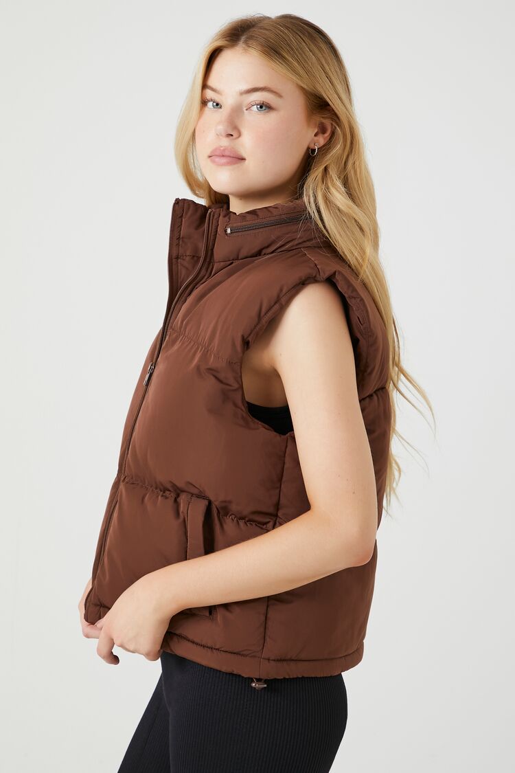 Zip-Up Puffer Vest - Image 7