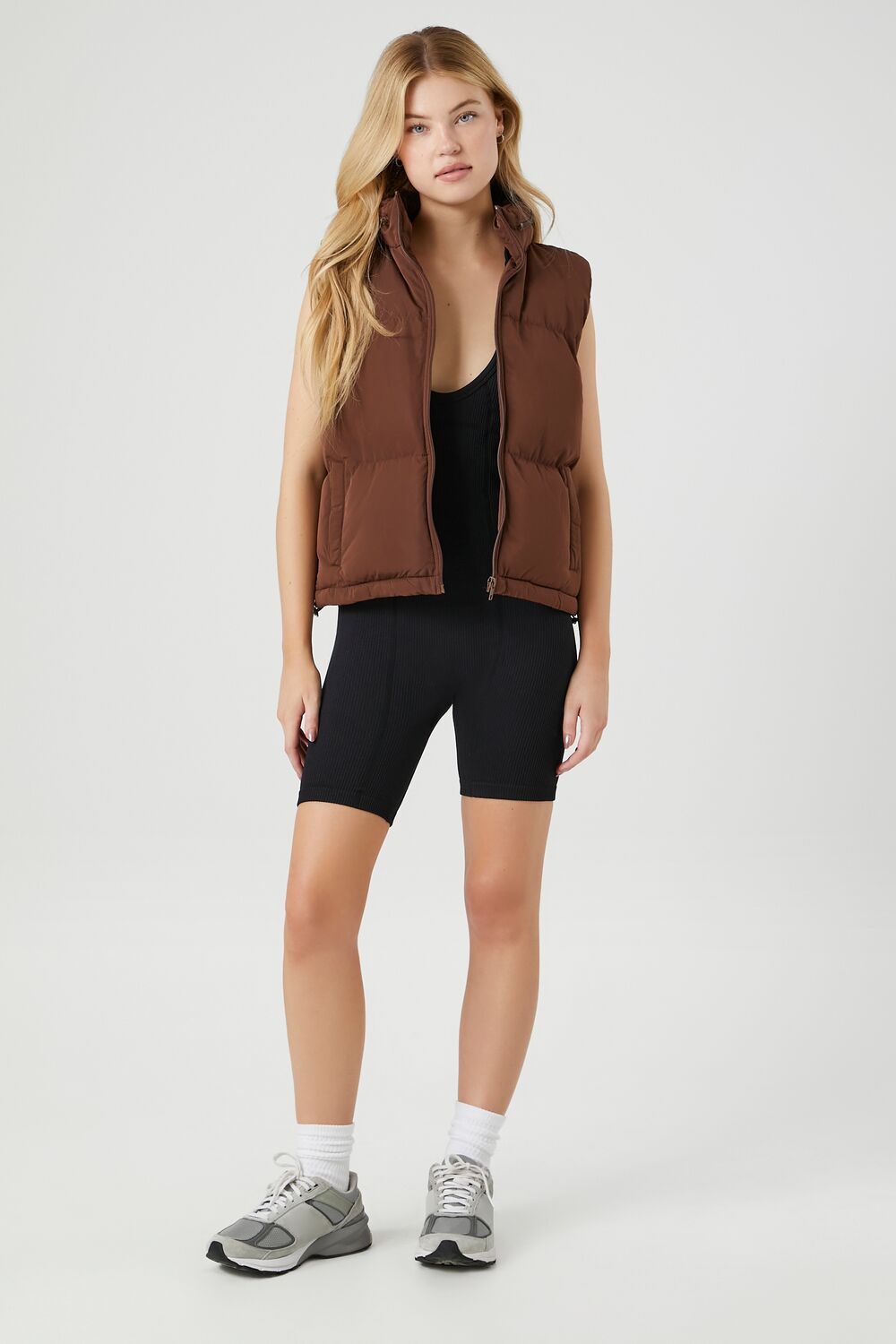 Zip-Up Puffer Vest - Image 9