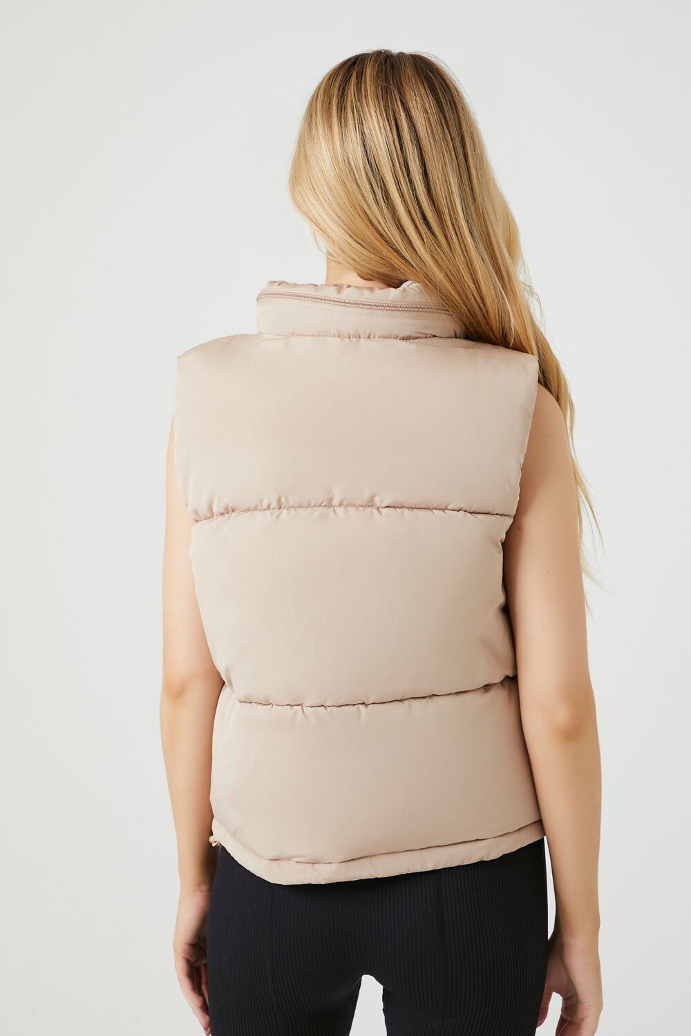 Zip-Up Puffer Vest - Image 13