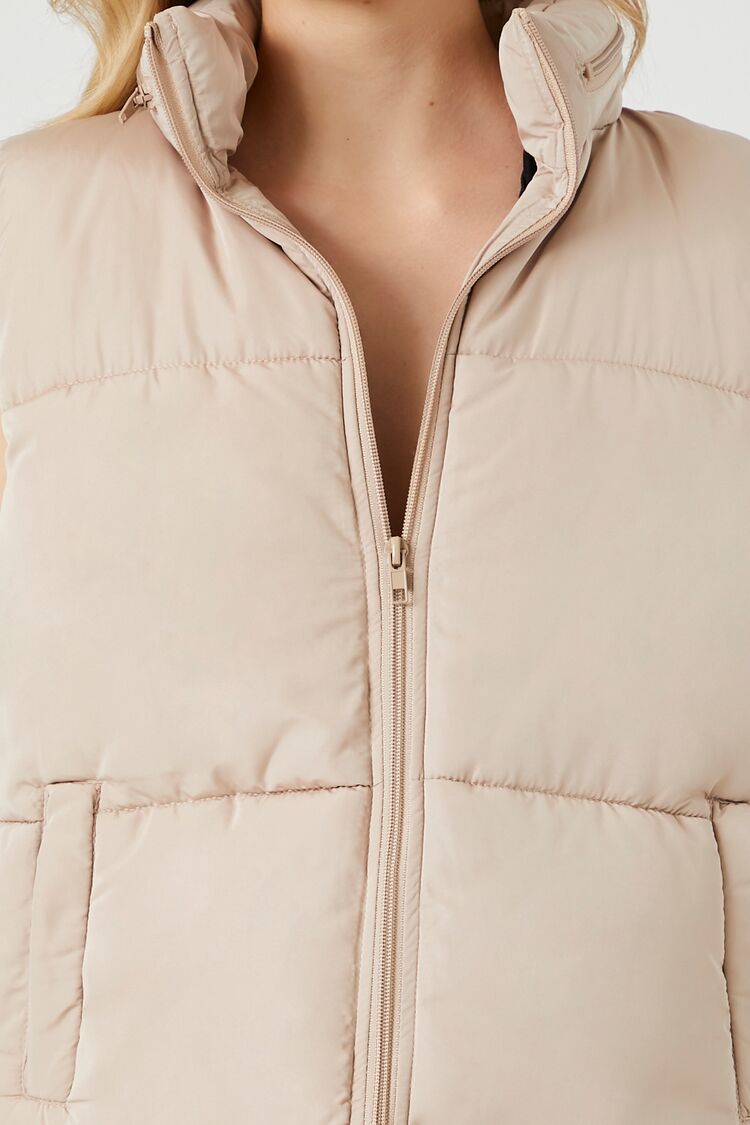 Zip-Up Puffer Vest - Image 15
