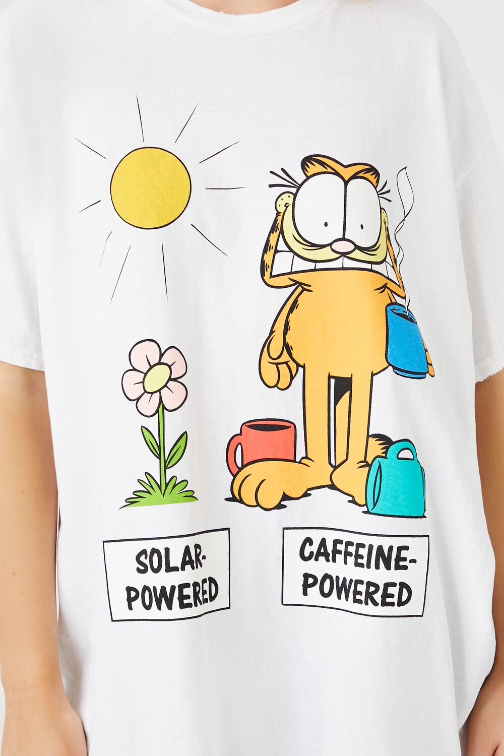 Oversized Garfield Graphic Tee - Image 5