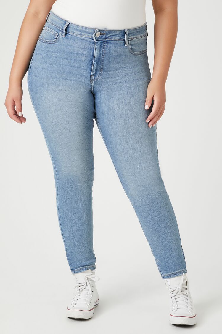 Plus Size Skinny High-Rise Jeans - Image 2