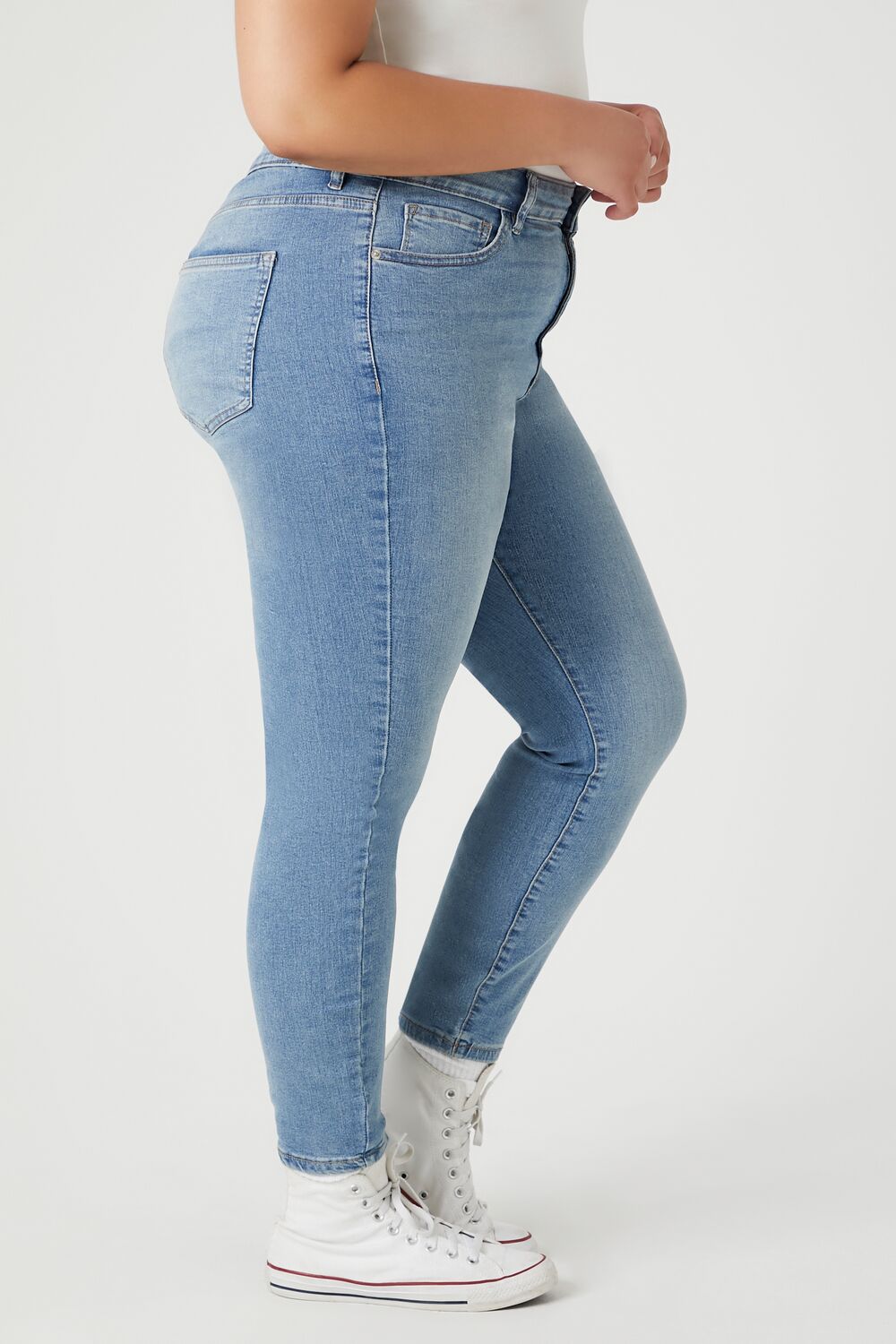 Plus Size Skinny High-Rise Jeans - Image 3
