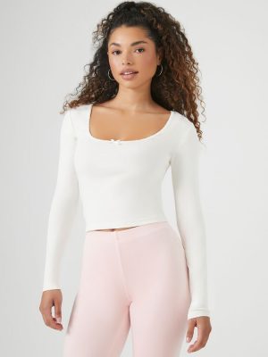 Bow Long-Sleeve Top
