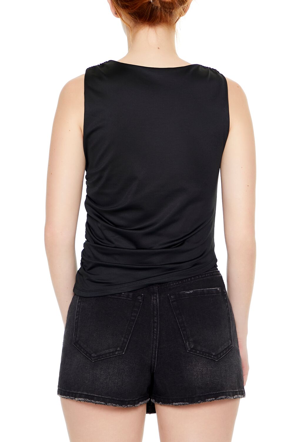 Contour Sculpt Asymmetrical Tank Top - Image 3
