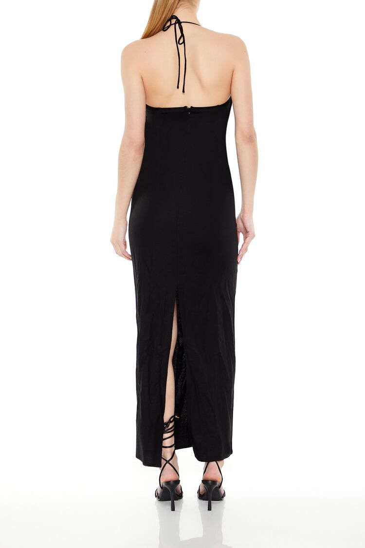 Halter Maxi Column Dress - Image 3