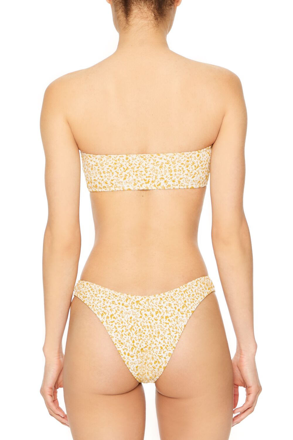 Jacquard Floral High-Leg Bikini Bottoms - Image 3