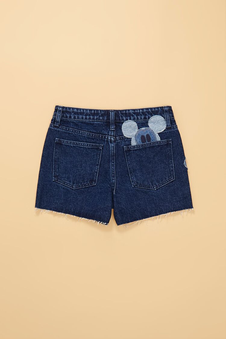 Girls Disney Mickey Mouse Denim Shorts (Kids) - Image 2