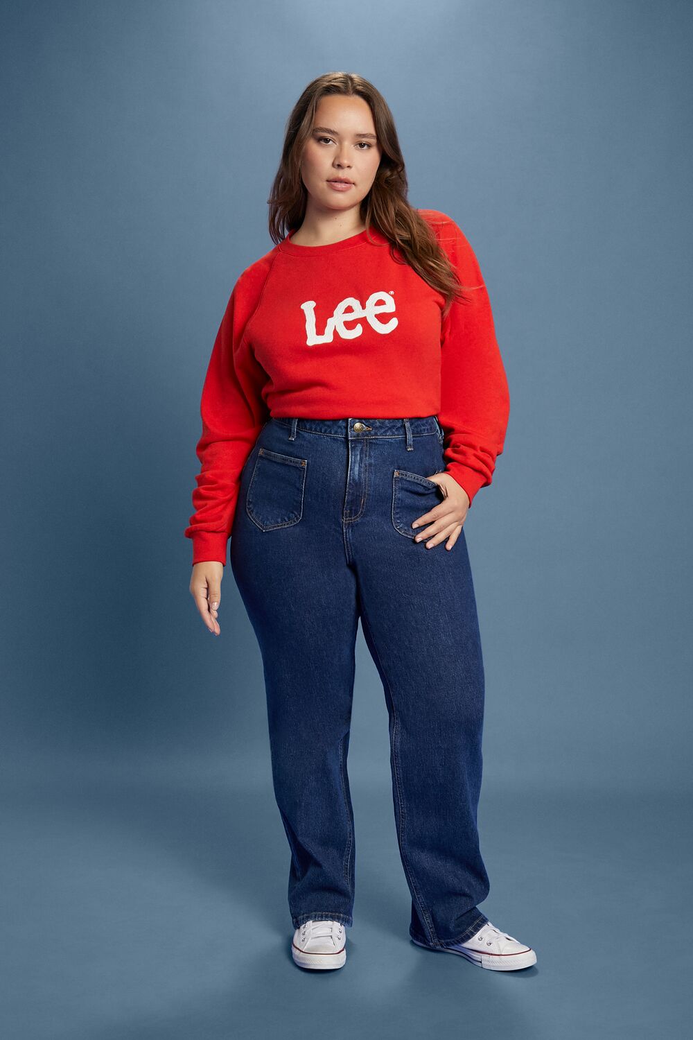 Plus Size Fleece Lee Graphic Pullover - Image 2