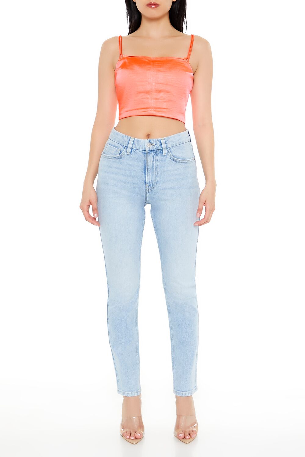 Satin Cropped Cami - Image 2