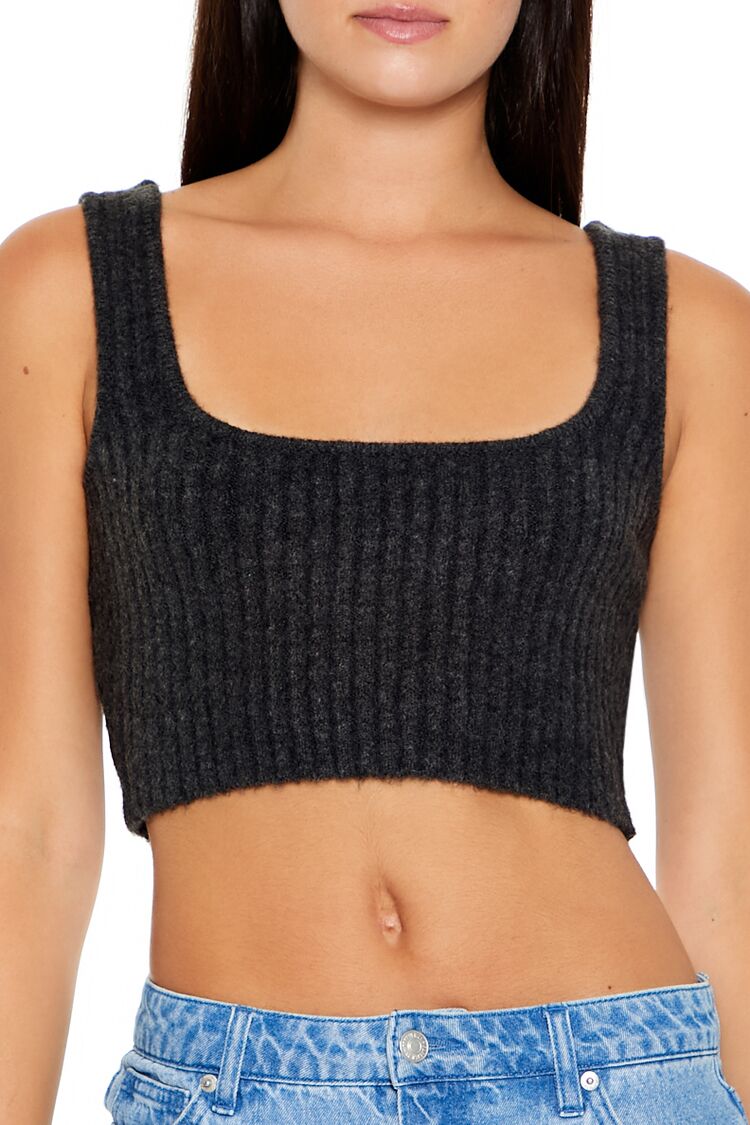 Chenille Sweater Crop Top & Cardigan Sweater - Image 4