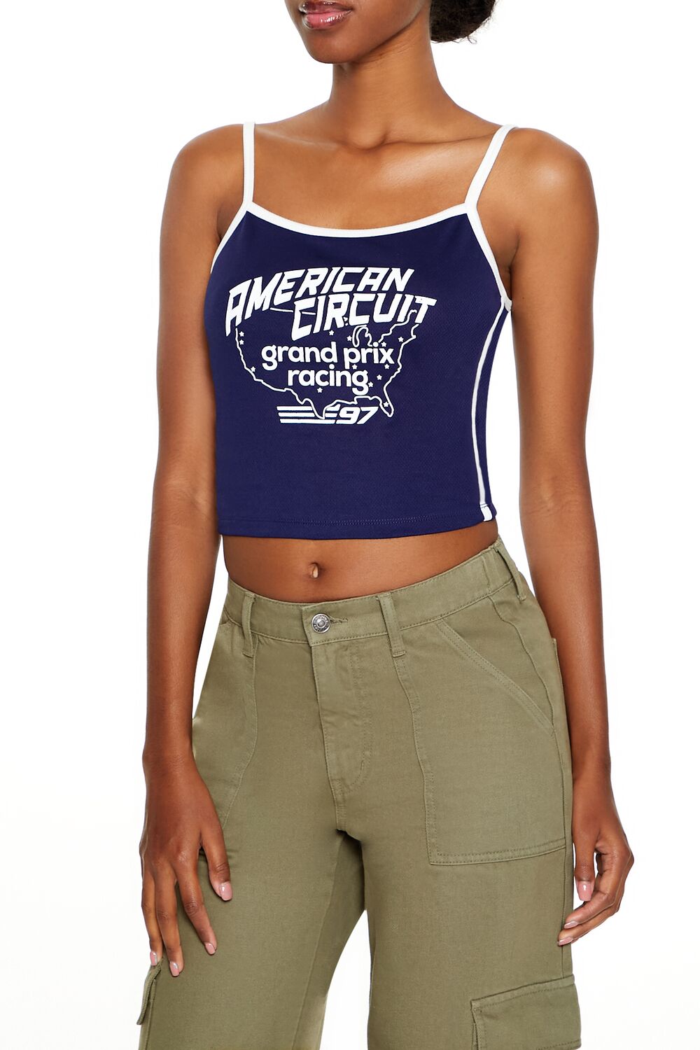 American Circuit Cropped Cami - Image 4