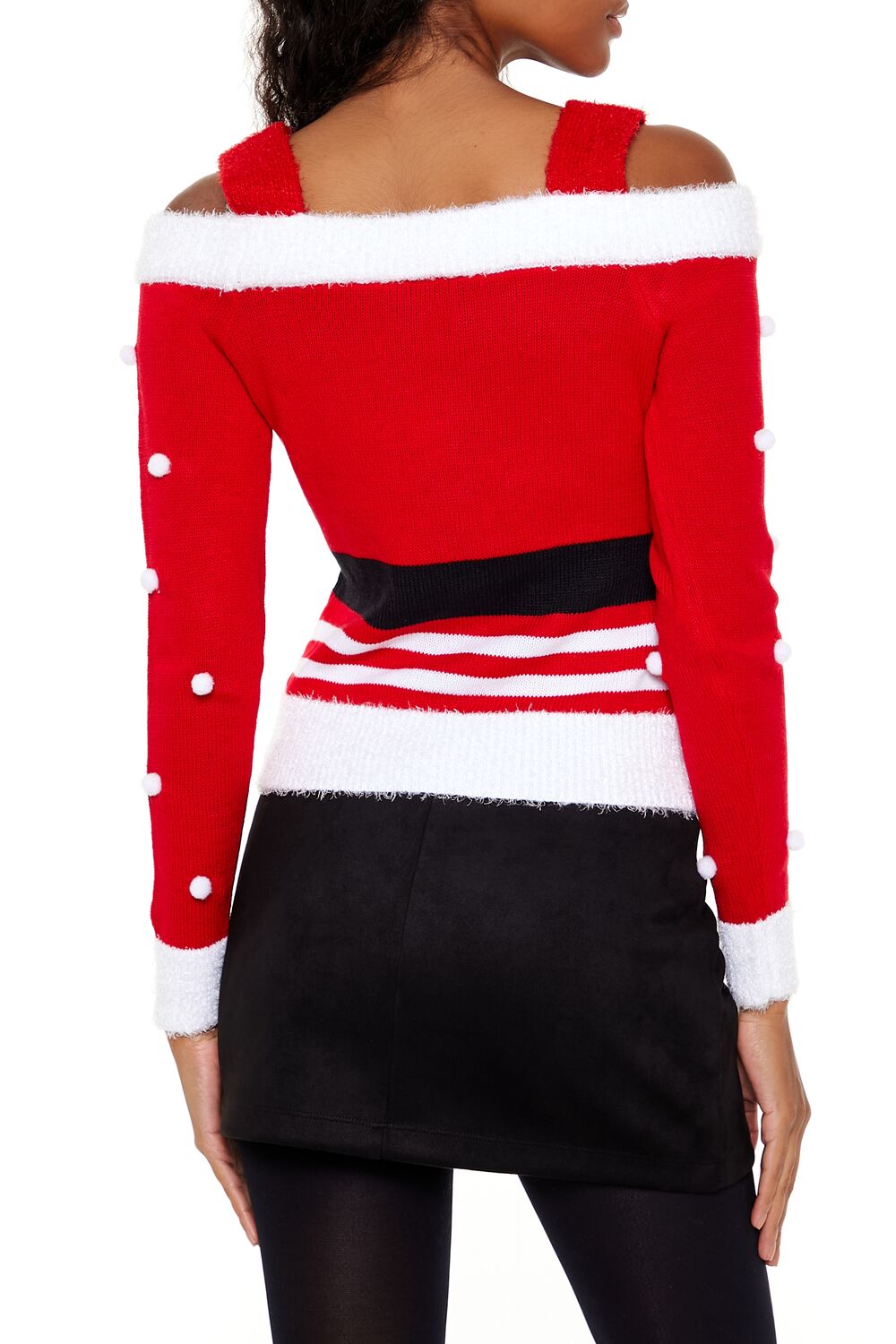 Santa Open-Shoulder Sweater - Image 5