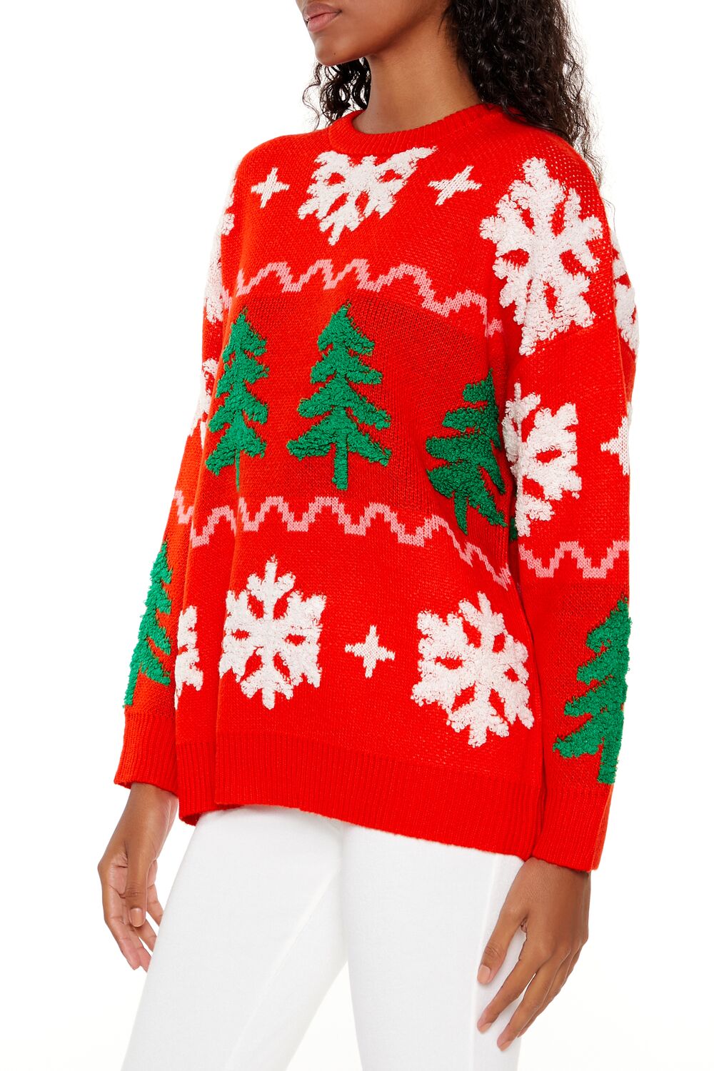 Christmas Tree Fair Isle Sweater - Image 4