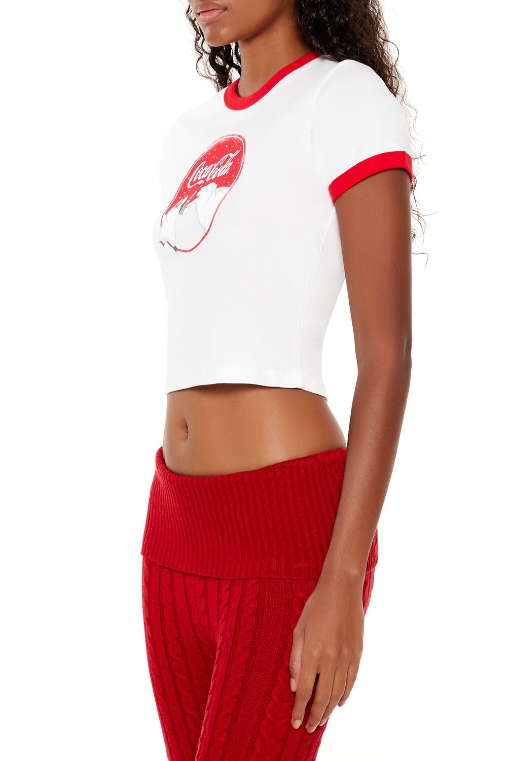 Coca-Cola Snow Ringer Baby Tee - Image 4