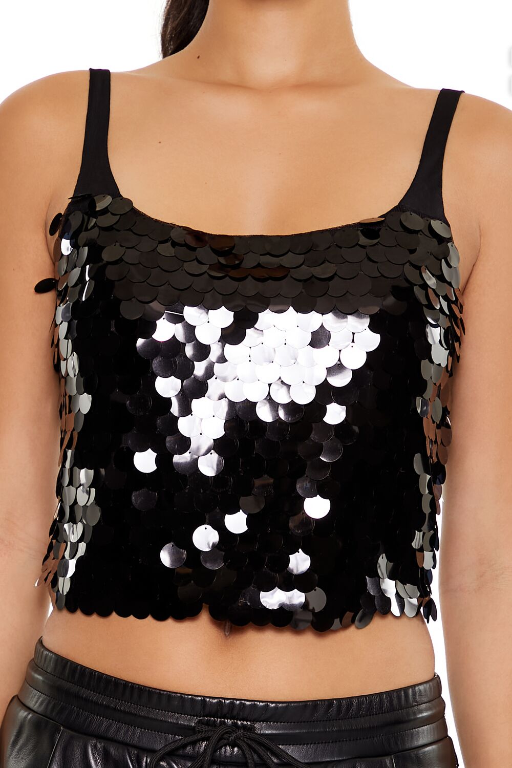 Sequin Crop Top - Image 3