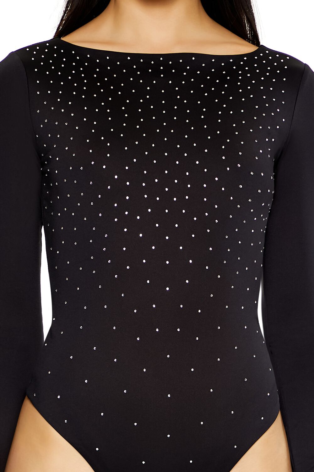 Contour Sculpt Rhinestone Bodysuit - Image 3