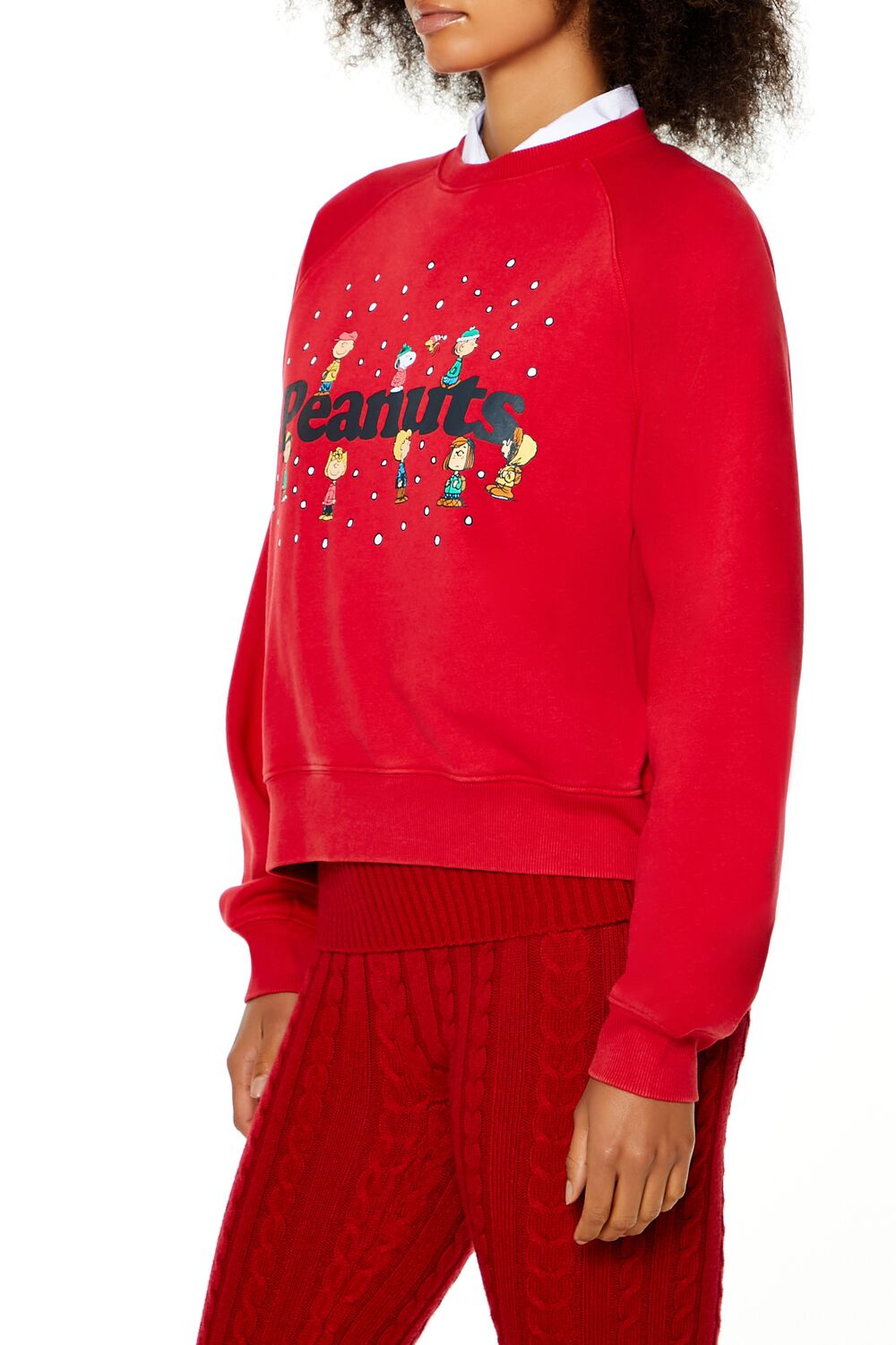 Peanuts Graphic Fleece Pullover - Image 4
