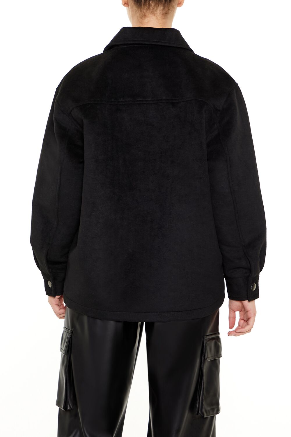 Plus Size Faux Suede Shacket - Image 5