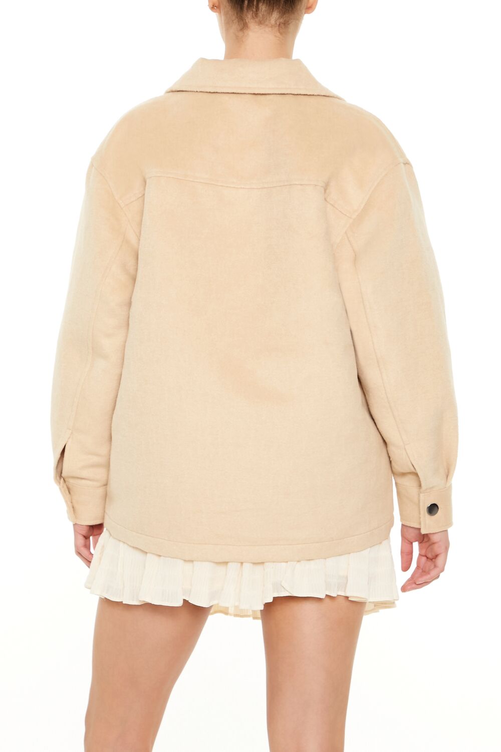 Plus Size Faux Suede Shacket - Image 10