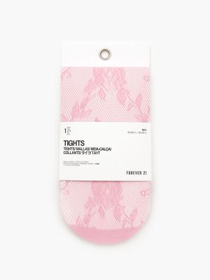 Rose Fishnet Tights