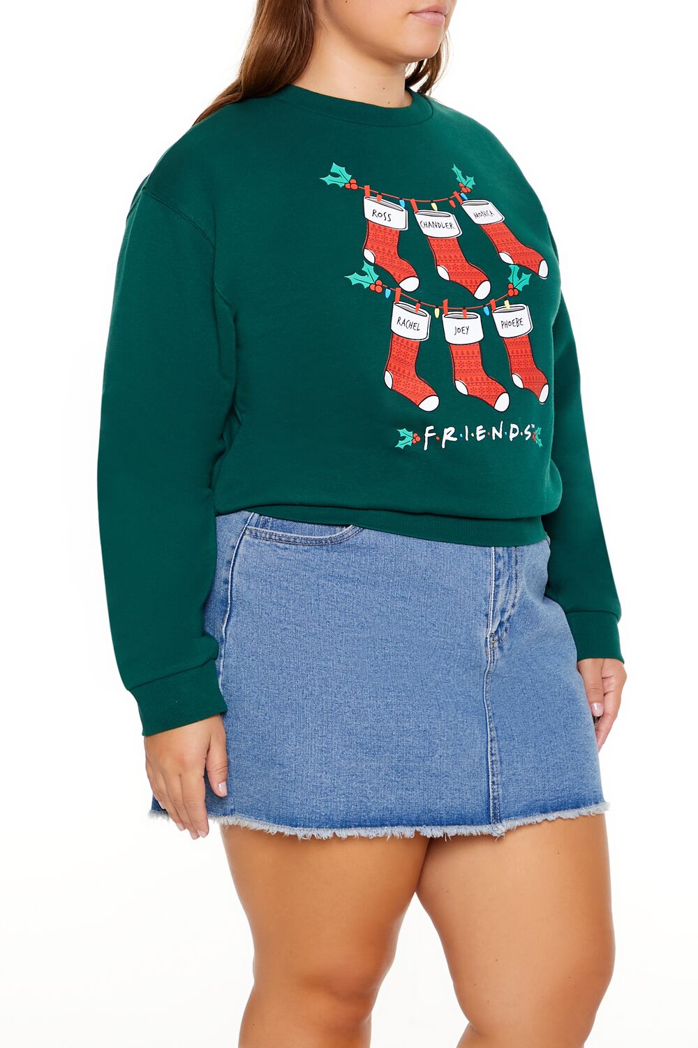 Plus Size Friends Christmas Stockings Pullover - Image 4