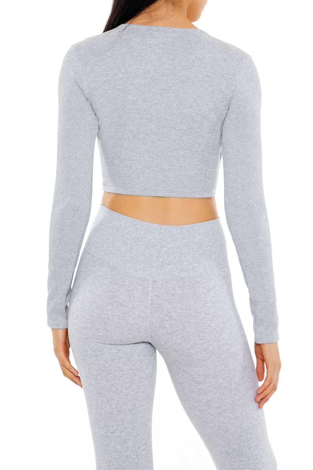Active Seamless Surplice Crop Top - Image 5